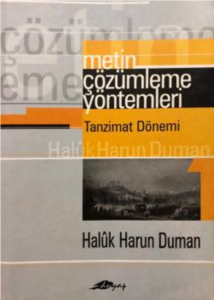 Book cover of Metin Çözümleme Yöntemleri-Tanzimat Dönemi